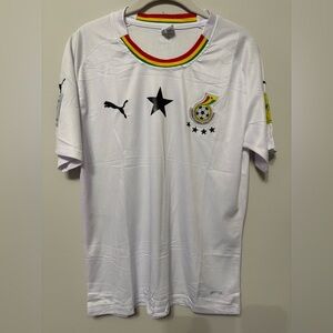 Ghana/Puma White Futbol Jersey